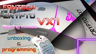 FANTECH CRYPTO VX7 MACRO GAMING MOUSE [upl. by Care]