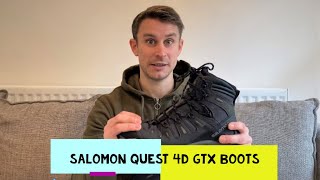 Salomon Quest 4D 3 GTX Boot Review  the BEST hiking boots [upl. by Robyn204]