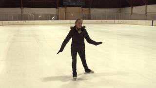 USFSA Basic Skills 6F  Forward lunge [upl. by Aihsekram]