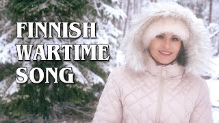 Eldankajärven jää cover  Finnish Continuation War Song English Subtitles  Katja Savia [upl. by Clapper]