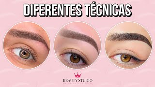 Técnicas de Micropigmentación  Microblading Techniques ♥ Beauty Studio [upl. by Ayifas]