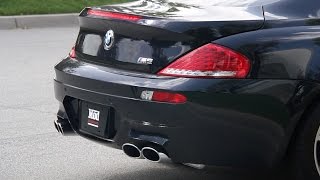 2010 BMW M6 gets Eisenmann Race Exhaust [upl. by Mont760]