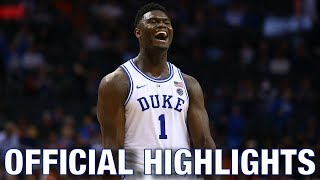 Zion Williamson Official Highlights  Duke Forward [upl. by Regazzi]