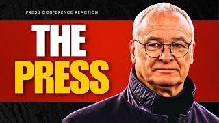 FRATTESI IN Ranieri Press Conference Reaction vs Bologna [upl. by Evslin]