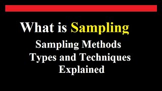 SAMPLING METHODS FOR QUALITATIVE RESEARCH PRACTICAL RESEARCH SERIES [upl. by Aminta]