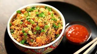 Schezwan Fried Rice Recipe  Chinese Fried Rice Recipe  The Bombay Chef  Varun Inamdar [upl. by Duax]