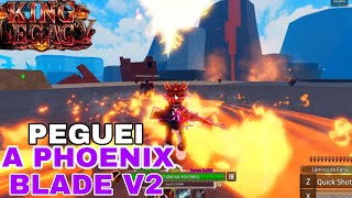 COMO PEGAR PHOENIX BLADE V2 NO KING LEGACY [upl. by Galateah]