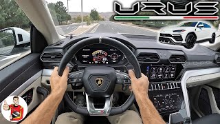 The 2021 Lamborghini Urus is Your Daily Driver with a Dark Side POV Drive Review [upl. by Geller]