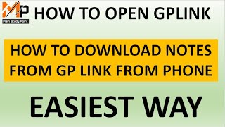 How to open gplink from phone [upl. by Thielen86]