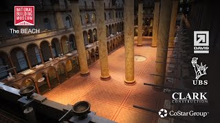 National Building Museum The BEACH TimeLapse [upl. by Olmsted]