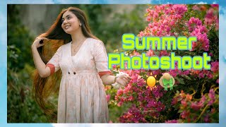 SUMMER PHOTOSHOOT VLOG 🖼️ Noureen Afrose Extra [upl. by Caton]