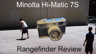 Minolta HiMatic 7S film rangefinder review and howto [upl. by Plunkett]