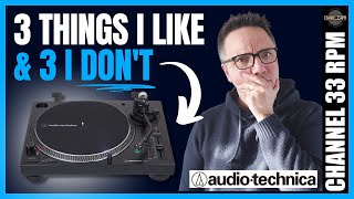 Good amp bad things about the Audio Technica LP120XUSB turntable [upl. by Ahsinhoj]