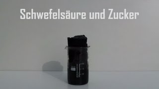 Schwefelsäure und Zucker sulfuric acid and sugar HD [upl. by Notloc]