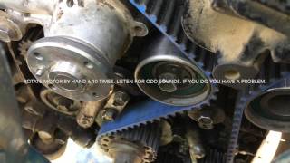 Gen 1amp2 4G63 timing belt tension [upl. by Irac989]