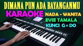 AKU RINDU PADAMU  Evie Tamala  KARAOKE NADA CEWEKWANITA [upl. by Ohl]