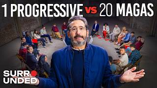 20 Trump Supporters Take on 1 Progressive feat Sam Seder  Surrounded [upl. by Coady]