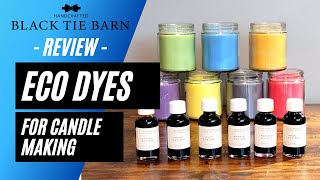 Candle Color Dye Review  ECO Dyes by The Wooden Wick Co [upl. by Animas829]