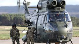 RAF PUMA helicopters arrive at Kinloss to help tackle Coronavirus [upl. by Liahkim]