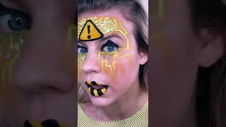 TAKE OFF THIS INSANE SFX EMOJI MAKEUP WITH ME satisfying shorts [upl. by Marek]