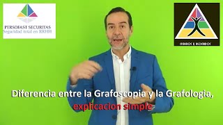 Diferencia entre Grafología y Grafoscopia explicación simple [upl. by Hintze]