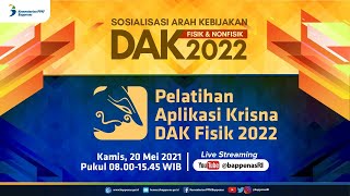 Pelatihan Aplikasi Krisna DAK 2022 Sesi 2 [upl. by Siocnarf451]