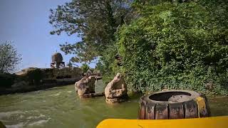 Gold River  Walibi Rhône Alpes  on ride POV [upl. by Atnoved605]