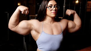 Strong girl bodybuilder Ms Rose Fbb bodybuilder [upl. by Enyalb505]