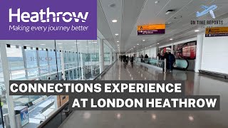 London Heathrow LHR Transfer Experience Terminal 3 to Terminal 5 [upl. by Dnumyar128]