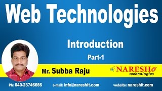 Introduction to Web Technologies  Part 1  Web Technologies Tutorial [upl. by Ahsinert336]