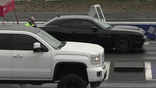 Hellcats vs Pickup Trucks  drag racing [upl. by Sugar]