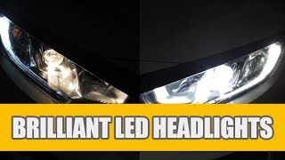 How to Install 2006 2019 Honda Civic 9005 High Beam LED Headlight [upl. by Steve]