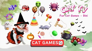 CAT Games 😻 Ultimate Cat TV Compilation  CAT GAME 🐝🐞🦋🦎🦜🐜🐭🧵 NO ADS [upl. by Shifra]