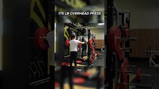 175 Lb overhead press [upl. by Nileak239]