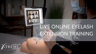 Xtreme LIVE Online™ Eyelash Extension Certification Training amp Career Builder Packages [upl. by Arreit844]