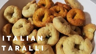 How to make Taralli  Italian Snack [upl. by Llen]