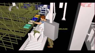 Process Simulate Human  in motion [upl. by Cinimod]