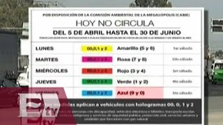 El calendario vehicular con las nuevas modificaciones al Hoy No Circula Vianey Esquinca [upl. by Alimac701]