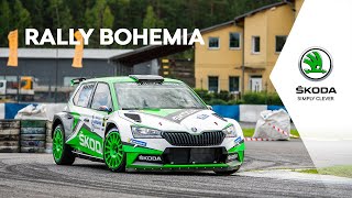 Finally back in action  Rally Bohemia 2020  ŠKODA Motorsport [upl. by Kat77]