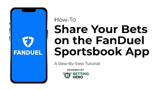 How To Share a Bet on The FanDuel Sportsbook App [upl. by Lambertson135]