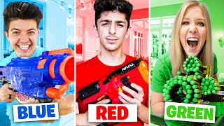 EXTREME One Color NERF Hide and Seek vs FaZe Rug  Challenge [upl. by Nirret]