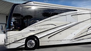 Tour of 2023 Prevost Liberty Coach 893 quot50 Shades of Whitequot [upl. by Eissel]