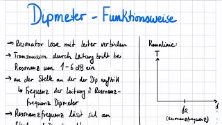 Dipmeter  Hochfrequenztechnik [upl. by Levan]