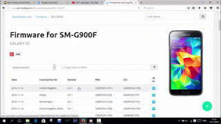 How to download firmware samsung galaxy s5 quotSMG900Fquot [upl. by Philemol]