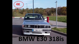 BMW E30 318is German Autobahn  No Tempolimit [upl. by Dunkin]