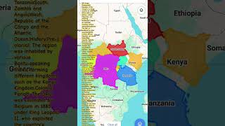 DR Congo Democratic Republic of the Congoytshorts countrymap viralvideo african worldmap [upl. by Neilson]