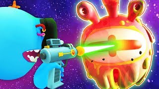 MEESEEKS DESTROYS HUGE ALIEN MONSTER Rick and Morty Virtual Rickality Funny Gameplay [upl. by Nibaj]