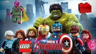 LEGO Marvels Avengers 3DSVita 100 Guide  ALL Collectibles Red Bricks amp Character Tokens [upl. by Ennairb224]