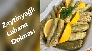 ZEYTİNYAĞLI LAHANA DOLMASI [upl. by Ykcor379]