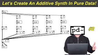 Additive Synth Pure Data Tutorial 2 [upl. by Aicilaana]